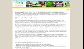 
							         Recreation Centers of Sun City, Inc. > My Account ... - RCSC Web Portal								  
							    
