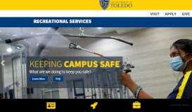 
							         Recreational Services - University of Toledo								  
							    