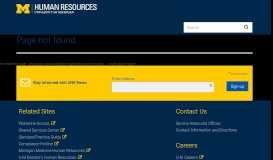 
							         Recruiting and Employment | Human Resources University of Michigan								  
							    