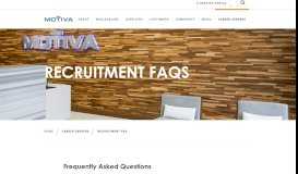 
							         Recruitment FAQ - Motiva Enterprises								  
							    