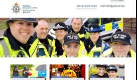 
							         Recruitment - North Wales Police								  
							    