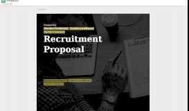 
							         Recruitment Proposal Template - Get Free Sample - PandaDoc								  
							    