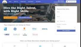 
							         Recruitment Solutions & Employer Login Services @ Shine.com								  
							    