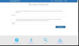 
							         Recupero Password - Visura PagoPA								  
							    