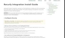
							         Recurly Integration Install Guide | SaaSquatch Developer Center								  
							    