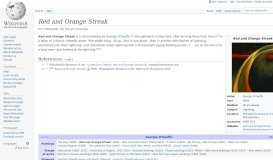 
							         Red and Orange Streak - Wikipedia								  
							    