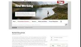 
							         Red Bull Almauftrieb / Tirol Werbung Presse-Portal								  
							    