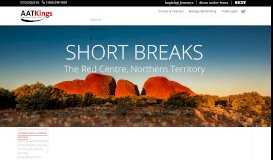 
							         Red Centre Holidays - 3 Day Short Break | AAT Kings								  
							    