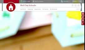 
							         Red Clay Consolidated School District / Homepage								  
							    