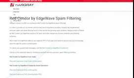 
							         Red Condor Spam Filtering | Hargray								  
							    