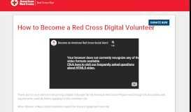 
							         Red Cross Digital Volunteer Program - Red Cross Chat								  
							    