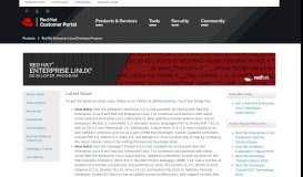 
							         Red Hat Enterprise Linux Developer Program - Red Hat Customer Portal								  
							    