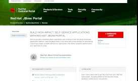 
							         Red Hat JBoss Portal Overview - Red Hat Customer Portal								  
							    