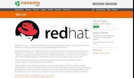 
							         RED HAT | Nexenta								  
							    