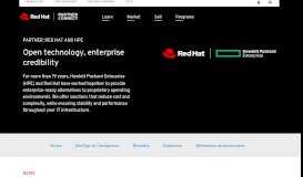 
							         Red Hat Partner Connect | Red Hat and HPE								  
							    