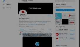 
							         Red Hat Support (@RedHatSupport) | Twitter								  
							    