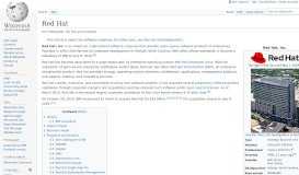
							         Red Hat - Wikipedia								  
							    