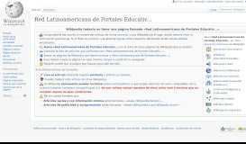 
							         Red Latinoamericana de Portales Educativos - Wikipedia, la ...								  
							    