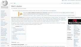 
							         Red Lobster - Wikipedia								  
							    