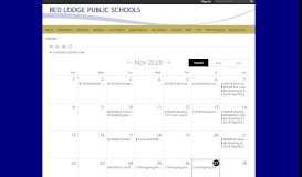 
							         Red Lodge Public Schools / Calendar								  
							    