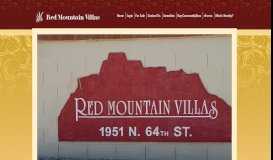 
							         Red Mountain Villas COA - Home Page								  
							    