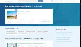 
							         Red Rooster Red Space Login at top.accessify.com								  
							    