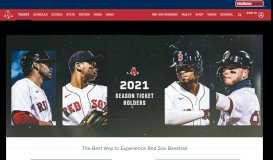 
							         Red Sox Season Tickets | Boston Red Sox - MLB.com								  
							    