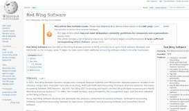 
							         Red Wing Software - Wikipedia								  
							    