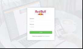 
							         RedBull · Login								  
							    