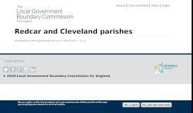 
							         Redcar and Cleveland parishes | Local Government Boundary ...								  
							    