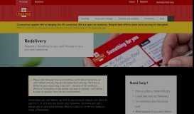 
							         Redelivery - Arrange Online | Royal Mail Group Ltd								  
							    