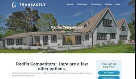 
							         Redfin Competitors - Transactly								  
							    