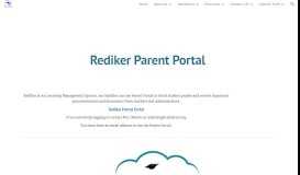 
							         Rediker Parent Portal								  
							    