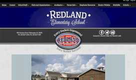 
							         Redland Elementary School								  
							    