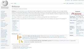 
							         Redmine - Wikipedia								  
							    