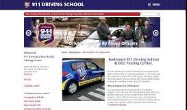 
							         Redmond Drivers Ed. Courses | 911DrivingSchool.com								  
							    