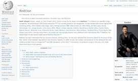 
							         RedOne - Wikipedia								  
							    