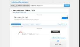 
							         redprairie.shell.com at Website Informer. Visit Redprairie Shell.								  
							    