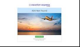 
							         Reduced Agent Air Program - Travel Agents - Vacation Express								  
							    