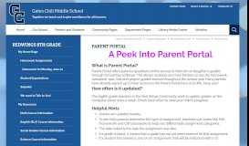 
							         Redwings 8th Grade / Parent Portal - Gates Chili								  
							    