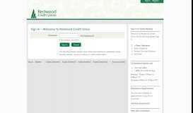 
							         Redwood Credit Union Online Banking								  
							    