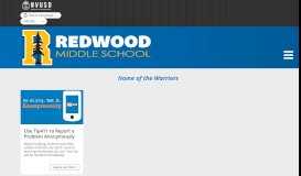 
							         Redwood Middle School								  
							    