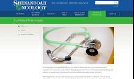 
							         Refer a Cancer Patient - Shenandoah Oncology								  
							    