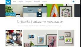 
							         Referenz: fuenfwerke | Ihr Partner bei Design und ... - mister bk!								  
							    