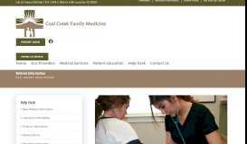 
							         Referral Information | Coal Creek Family Medicine								  
							    