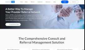 
							         Referral Management Software | eConsult, CRM, Patient Access ...								  
							    