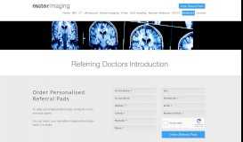
							         Referring Doctors - Mater Imaging								  
							    