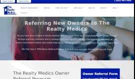 
							         Referring New Owners to The Realty Medics | The Realty Medics								  
							    