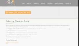 
							         Referring Physician Portal | CORELinQ Innovations								  
							    