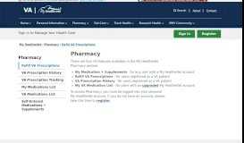 
							         Refill VA Prescriptions - My HealtheVet								  
							    